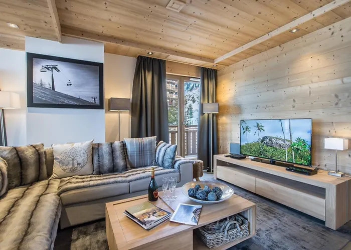 Duplex De Charme 4 Avec Wifi Et Parking A Moriond - Fr-1-563-4 *