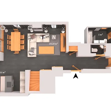 Duplex De Charme 4 Avec Wifi Et Parking A Moriond - Fr-1-563-4 *
