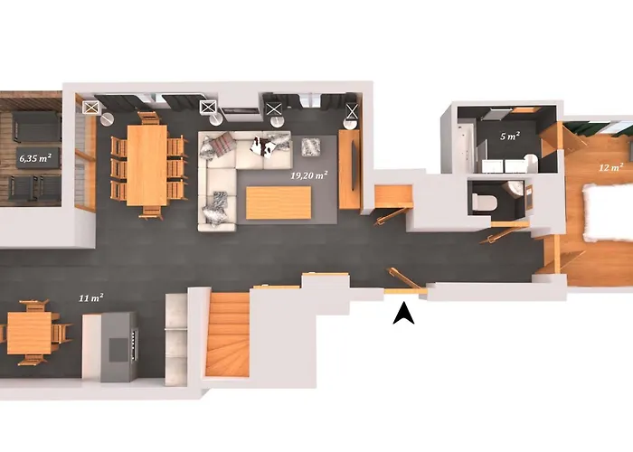 Duplex De Charme 4 Avec Wifi Et Parking A Moriond - Fr-1-563-4 *